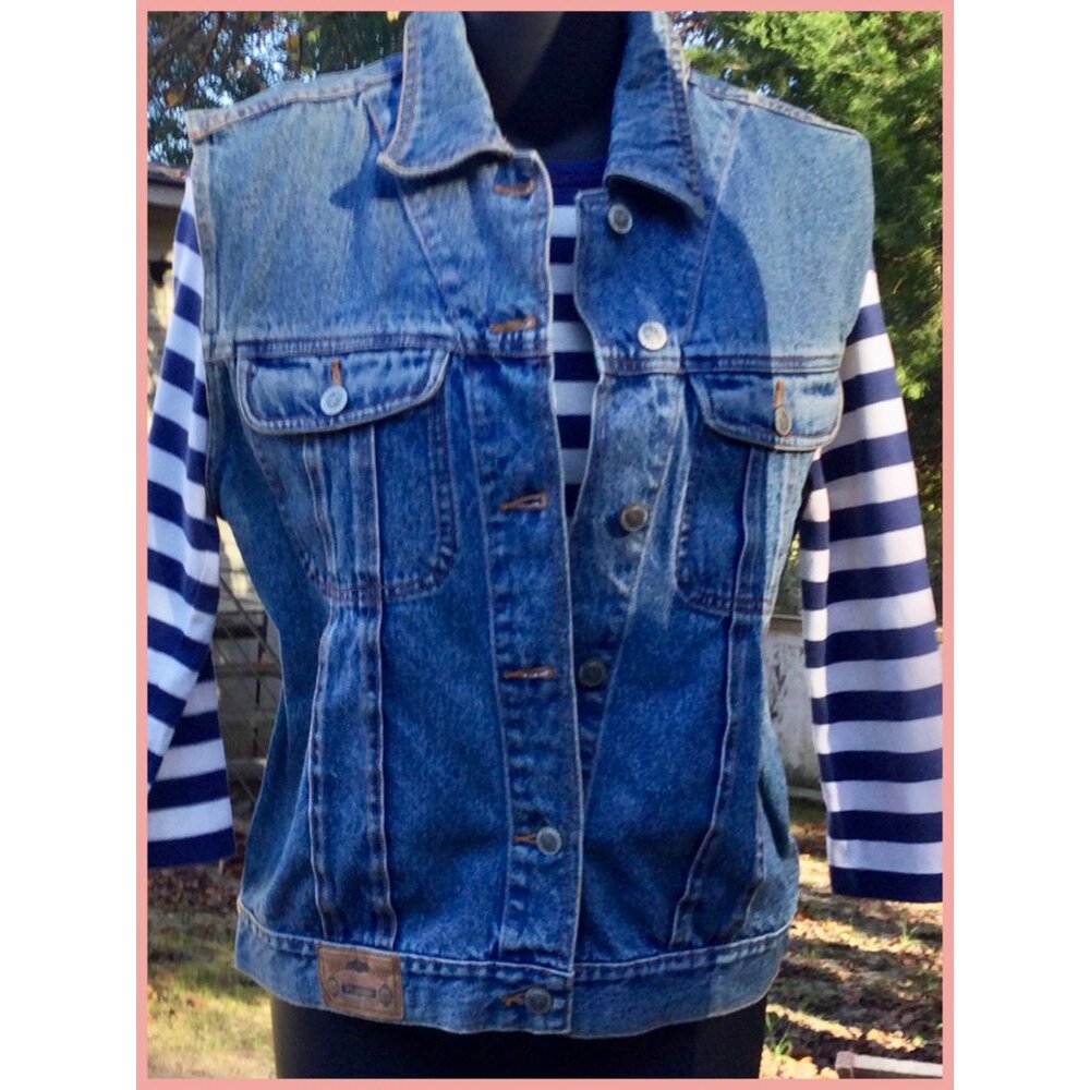 Denim Vest, sz M